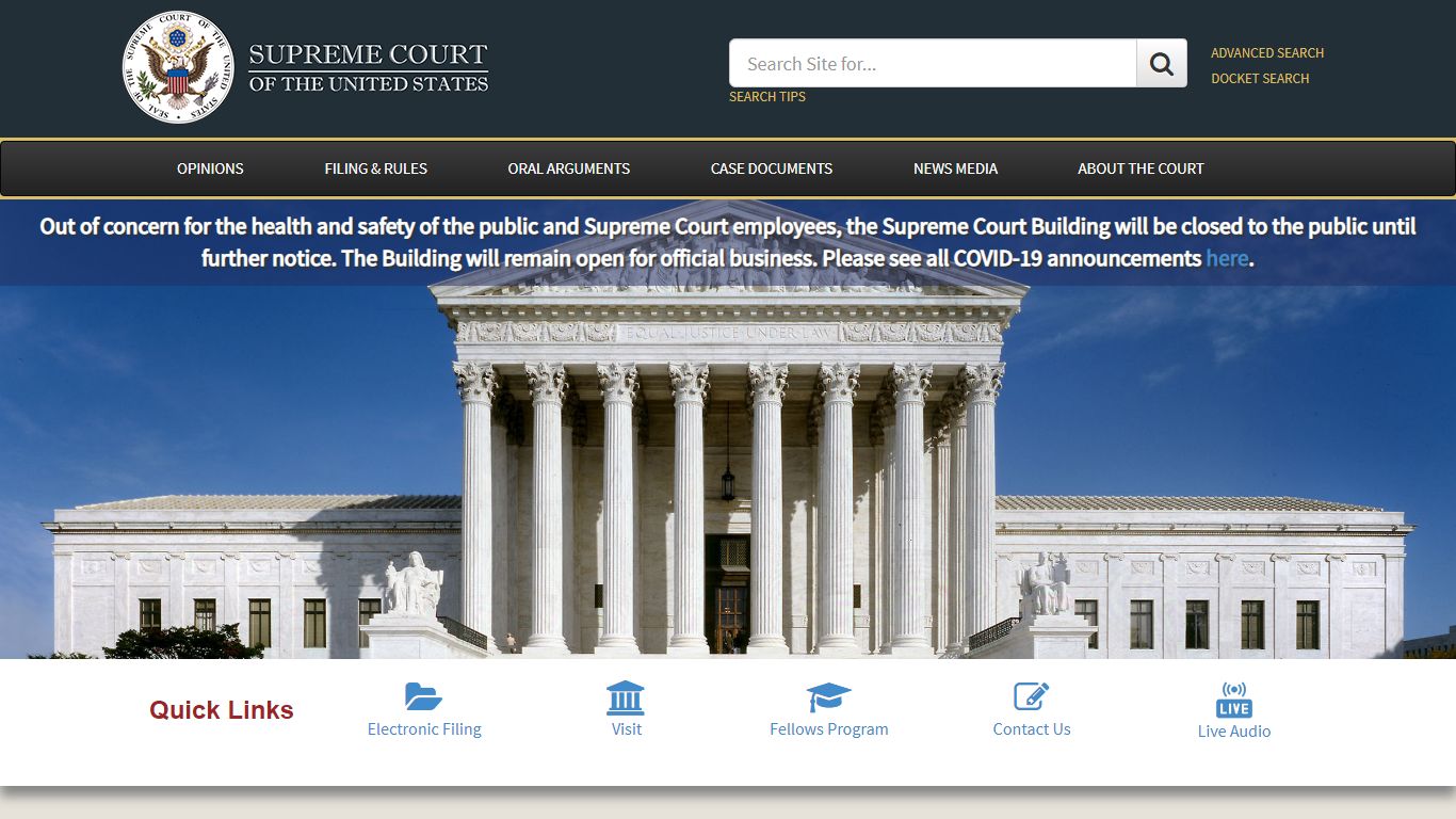 Home - Supreme Court of the United States